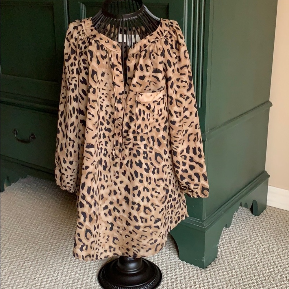 Loft Animal Print Top